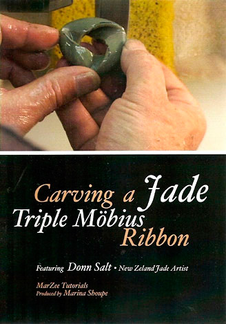 Carving a Jade Triple Mobius Ribbon Tutorial on DVD